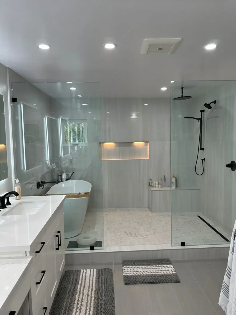 General Contractor Pasadena 3 bathroom remodeling shower altadena
