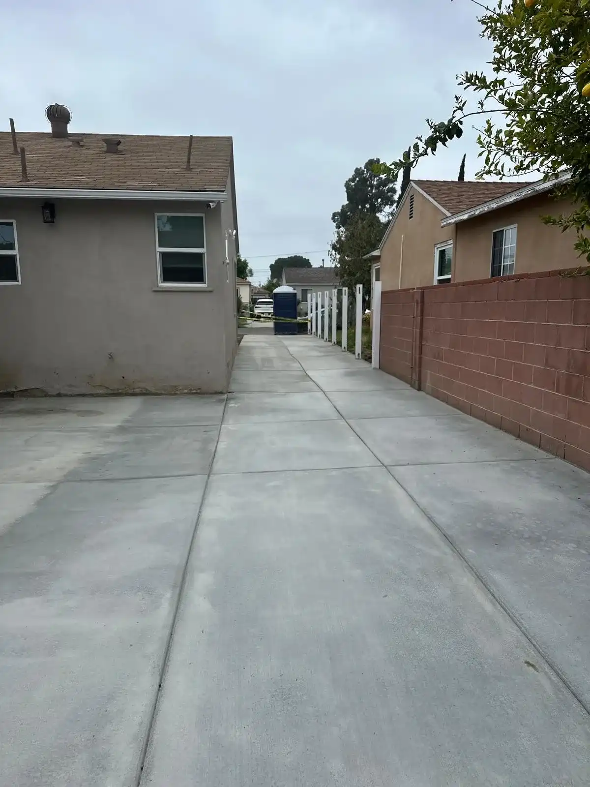 New Concrete Driveway Installation at Pasadena Residence 9 Concrete installation in Pasadena